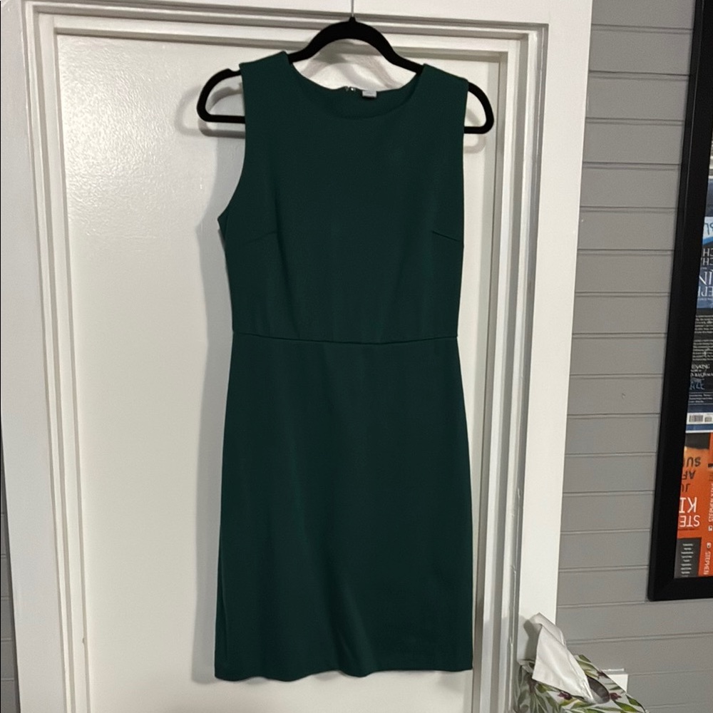 Old Navy Green Sheath Mini Dress Crew Neck Sleeveless